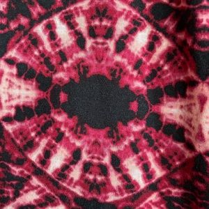 Fuchsia and black tye die long dress